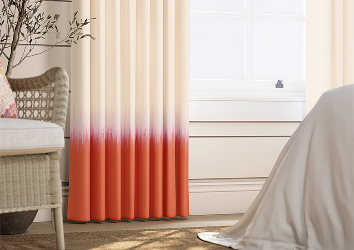 Petal & Block Monsoon Mist, Sunset - Made to Measure Curtains - Image 5